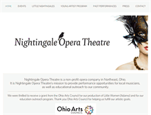 Tablet Screenshot of nightingaleoperatheatre.com